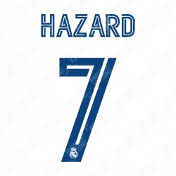 Hazard 7 (Official Real Madrid FC 20/21 Home Cup Name and Numbering)